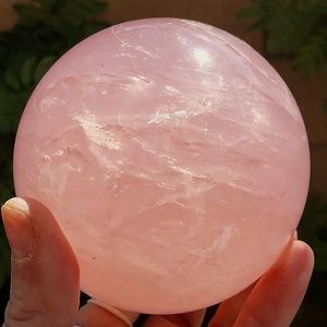 SOLD-- XL Stunning High Quality Rose Quartz Sphere